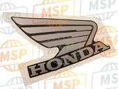 64214KWF900ZA, Mark, R. Wing (100mm) *TYPE1* (TYPE1 ), Honda