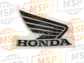 64214KWF900ZC, Marca,  Aleta Der. (100mm), Honda