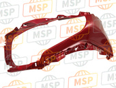 64292MCAS40ZJ, Cowl, L. Side *R342C* (R342C Candy Prominence Red), Honda, 1