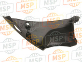 64450MGHD20ZC, Cowl Assy., L. Under *NHA86M* (NHA86M Mat Ballistic Black Metallic), Honda, 2