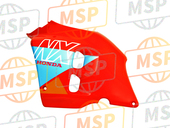 64650KW3610ZB, Fairing Set, L. Side (Wl) *R134/TYPE2 * (R134/TYPE2 Fighting RED/TYPE2), Honda