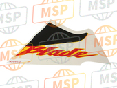64816MCJD10ZD, Stripe C , L. Onder Paneel TYPE7 (TYPE7), Honda