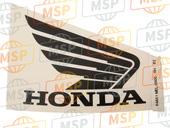 64851MEL000ZB, Repere D'Abri Superieur D, Honda