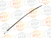 77155MBL610, Kabel, Sitzschloss, Honda