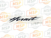 77217MBZC50ZB, Marque D'Auvent Ar. (###), Honda
