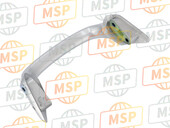 77310MAT000ZS, Schiene Baugruppe ,  Rr Griff NH146M (NH146M Accurate Silver Metallic), Honda, 2