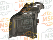 80121HN5A10ZA, Mudguard, R. Center *NH1 * (NH1 Black), Honda, 2