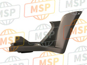 80122HN5M40ZA, Mudguard, L. Center * NH1 * (NH1 Black), Honda, 2