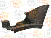 80122HP0A00ZA, Mudguard, L. Center *NH1 * (NH1 Black), Honda