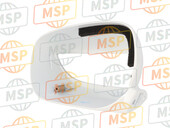 80125MEH003ZA, Cover Comp., L. Mirror *NHA66P* (NHA66PPEARL Sunbeam White), Honda, 2