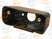 80201MBZK00, Support D'Eclairage Plaqu, Honda, 2