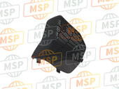 81194MKCA00ZA, Cover, R. Rr. Speaker *NH1* (NH1 Black), Honda