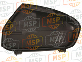 81305MCSG00ZK, Cover Comp., L. Saddlebag *NHA64P* (NHA64P Pearl Cosmic Black), Honda, 2