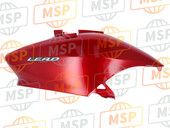 83505GFM970ZF, Cover Set, R. Body (Wl) *R264C* (R264C Candy Lucid Red), Honda