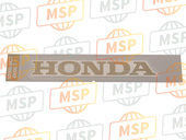 83602MCTD20ZA, Mark, Rr. Body Cover *TYPE1 * (TYPE1 ), Honda