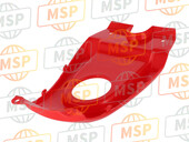 83700HN1000ZA, Cover, Fuel Tank Top *R134 * (R134 Fighting Red), Honda, 2