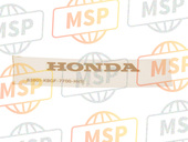 83801KBG770ZA, Markering, A. Midden Afde, Honda, 1