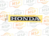 86101MGPD00ZD, Markering, Honda (70mm) *, Honda