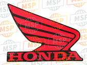 86201K26A00ZD, Marque D'Aile D. (85mm) *, Honda, 1