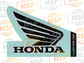 86201MGZK20ZA, Marque D'Aile D. (95mm) *, Honda