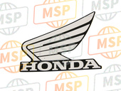 86202K26600ZD, Mark, L. Wing (85mm) *TYPE1* (TYPE1 ), Honda