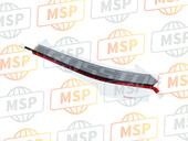 86642MGHD90ZB, Stripe, L. Middle Cowl *TYPE1* (TYPE1 ), Honda