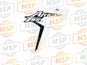 86642MJPF50ZA, Stripe A, L. Middle Cowl *TYPE1* (TYPE1 ), Honda