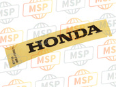 87110MEJ750ZB, Marca,  Cubierta Trasera (, Honda, 1