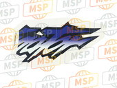 87113MANG00ZA, Stripe, R. Side Cowl *TYPE1 * (TYPE1 ), Honda