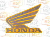 87122HN2A20ZC, Emblem, L. Fuel Tank Cover *TYPE3 * (TYPE3 ), Honda