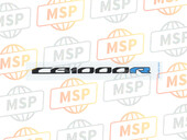 87123MFND00ZC, Marca,  Cubierta Trasera *, Honda