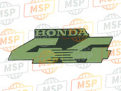 87124HM7A00ZA, Marque Superieure De Gard, Honda