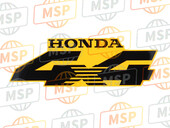 87124HN0A00ZB, Marca,  Superior Parafango, Honda, 1