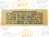 87504GN1960ZA, Label, Use Caution (French) *typeb * (Typeb ), Honda