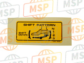 87511126900, Label,Shift Patte, Honda