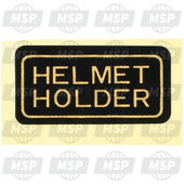 87511KR3670, Label,Helmet Hold, Honda