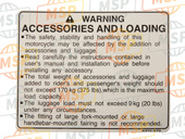 87512KPH970, Mark, Accessories & Loading Caution, Honda, 1