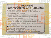 87512MBBD60, Label, Accessories & Loading, Honda, 1