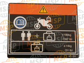 87512MFLD20, Label, Accessoires & Bela, Honda