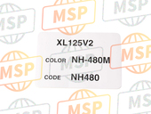 87565KPCF00ZC, Label, Color *TYPE4* (NH480) (TYPE4 ), Honda