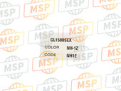 87565MAML70ZF, Label, Color (###) *TYPE36* (NH1E)(TYPE36 ), Honda