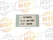 87565MBT610ZA, Etiquette De Couleur (###, Honda