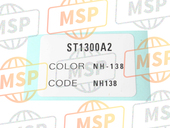 87565MCSG00ZD, Label, Color (###) *TYPE4* (NH138) (TYPE4 ), Honda