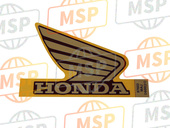 87603MAJD60ZA, Marchio Riparo Superiore, Honda