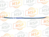 87614MAJ610ZA, Rayure , R. Sacoche TYPE13 (TYPE13), Honda