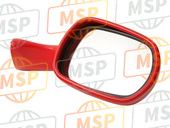 88110MS2671ZD, Miroir, R. Arrière R134 (R134 Rouge Combatif), Honda