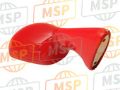 88110MS2671ZD, Miroir, R. Arrière R134 (R134 Rouge Combatif), Honda, 2