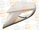 88121MCSG00ZD, Cover, L. Mirror *NH138 * (NH138 Shasta White), Honda