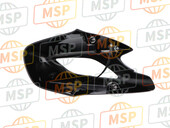 88121MCSG00ZL, Cover, L. Mirror *NHA64P* (NHA64P Pearl Cosmic Black), Honda, 2