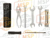 89010HC4000, Tool Set, Honda, 2
